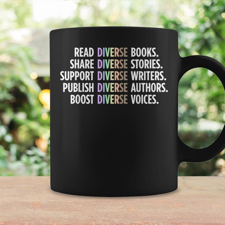 Read Diverse Books Bookish Publishing Diversity Writing Graphic Print Coffee Mug Gifts ideas