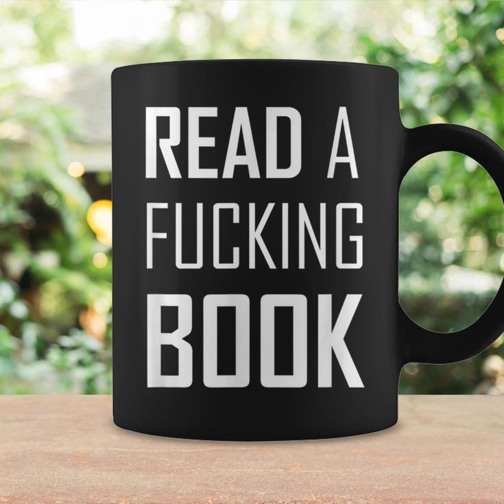 Read A Fucking Book T-Shirt Graphic Print Coffee Mug Gifts ideas