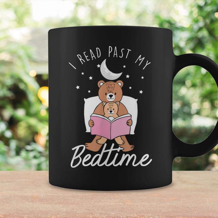 Read Past Bedtime Books Reader Book Reading Bookworm Author Graphic Print Coffee Mug Gifts ideas