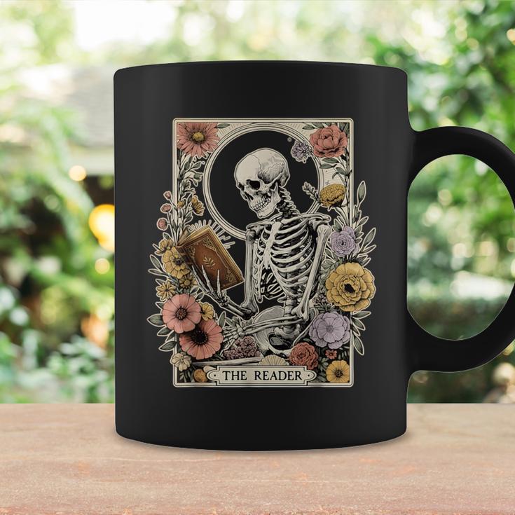 The Reader Tarot Card Skeleton Reading Book Graphic Print Coffee Mug Gifts ideas The Reader Tarot Card Skeleton Reading Book Graphic Print Coffee Mug Gifts ideas