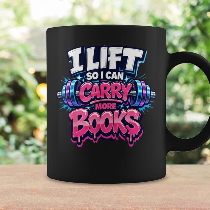 Reader Workout Lift More Books Reading Lover Humor Graphic Print Coffee Mug Gifts ideas