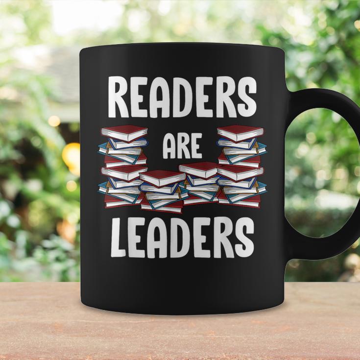 Readers Are Leaders Book Lover Librarian Sayings Quotes Graphic Print Coffee Mug Gifts ideas