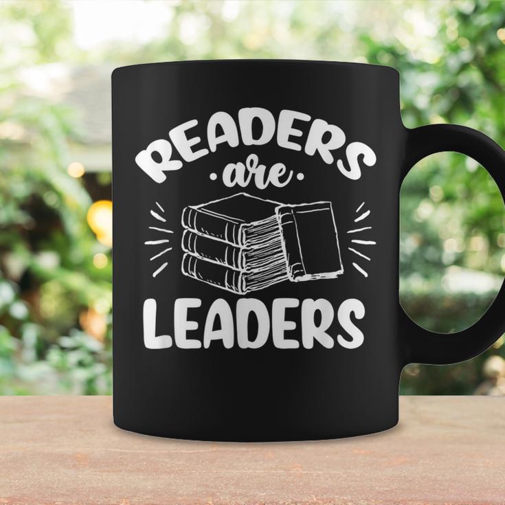 Readers Are Leaders Books Reading Librarian Teacher Bookworm Men Women Kids Graphic Print Coffee Mug Gifts ideas