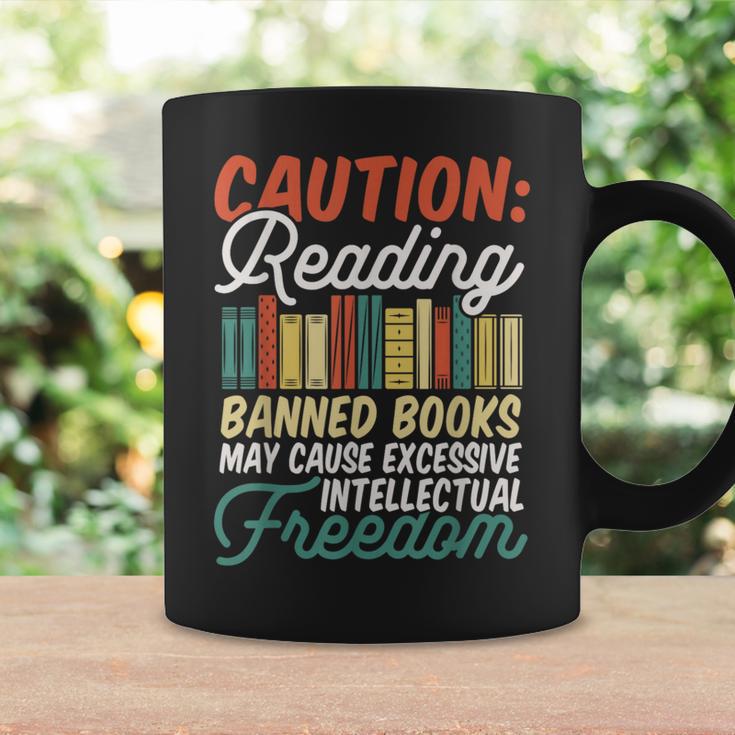 Reading Banned Books Cause Intellectual Freedom Graphic Print Coffee Mug Gifts ideas