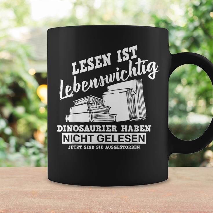 Reading Books Is Life Important Dinosaur Book Graphic Print Coffee Mug Gifts ideas