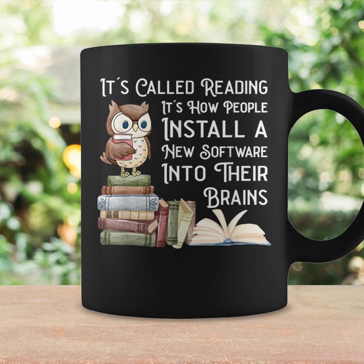 Reading Books Stimulates The Imagination Software For Brains Graphic Print Coffee Mug Gifts ideas