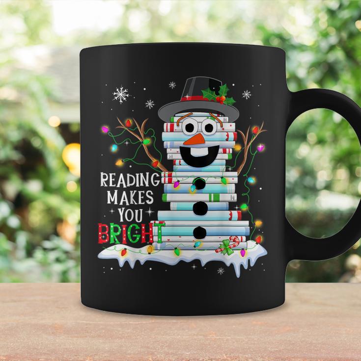 Reading Make You Bright Reader Book Lover Bookworm Christmas Graphic Print Coffee Mug Gifts ideas