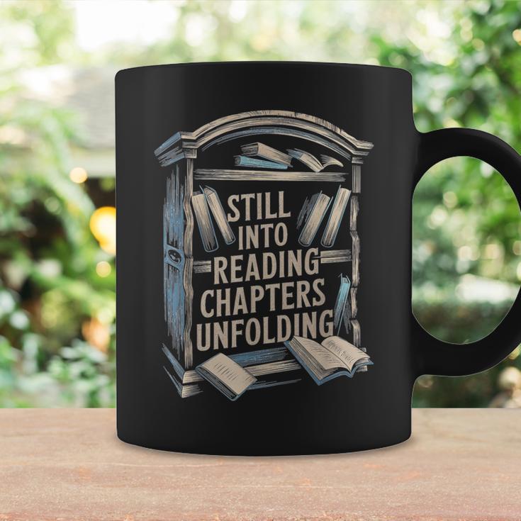 Still Into Reading Chapters Unfolding Book Graphic Print Coffee Mug Gifts ideas