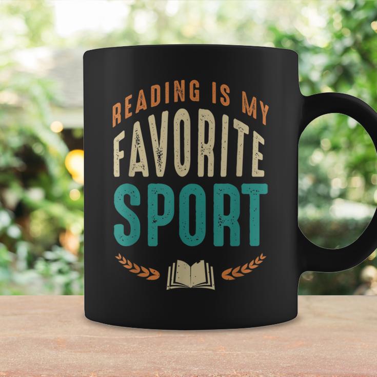 Reading Is My Favorite Sport Book Lover Reading Teacher For Men Women Kids Graphic Print Coffee Mug Gifts ideas