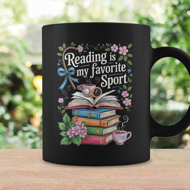 Reading Is My Favorite Sport Reader Book Lovers Graphic Print Coffee Mug Gifts ideas