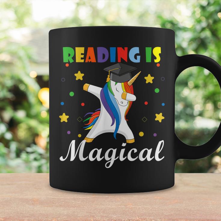 Reading Is Magical Book Lover Unicorn Student Teacher For Men Women Kids Graphic Print Coffee Mug Gifts ideas