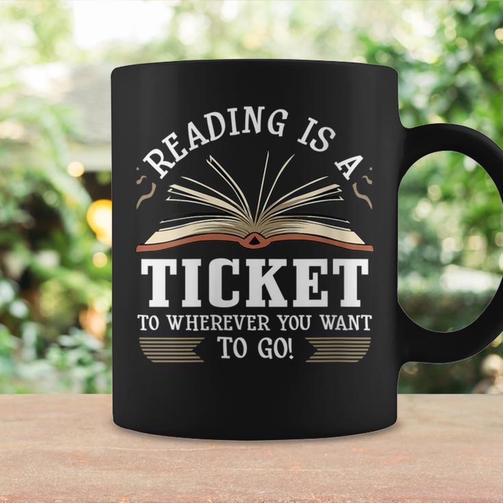 Reading For Men Women Cool Book Reader Teacher Graphic Print Coffee Mug Gifts ideas