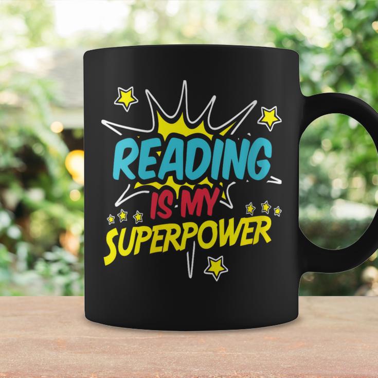 Reading Is My Superpower Book Nerds & Geeks Graphic Print Coffee Mug Gifts ideas