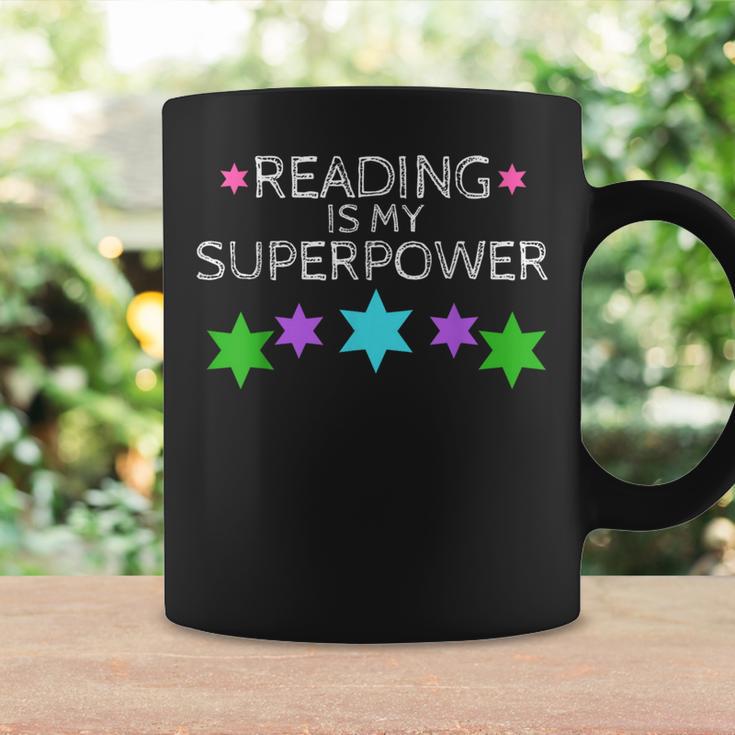 Reading Is My Superpower Boy Girl Book Lover ReaderShirt Graphic Print Coffee Mug Gifts ideas