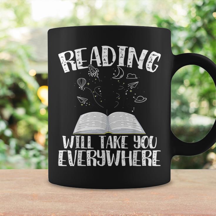 Reading Will Take You Everywhere Book Nerd Readers Sarcastic Graphic Print Coffee Mug Gifts ideas Reading Will Take You Everywhere Book Nerd Readers Sarcastic Graphic Print Coffee Mug Gifts ideas