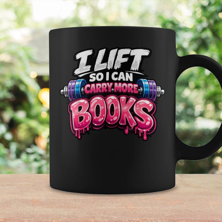 Reading Workout Lift So I Can Carry More Books Reader Graphic Print Coffee Mug Gifts ideas