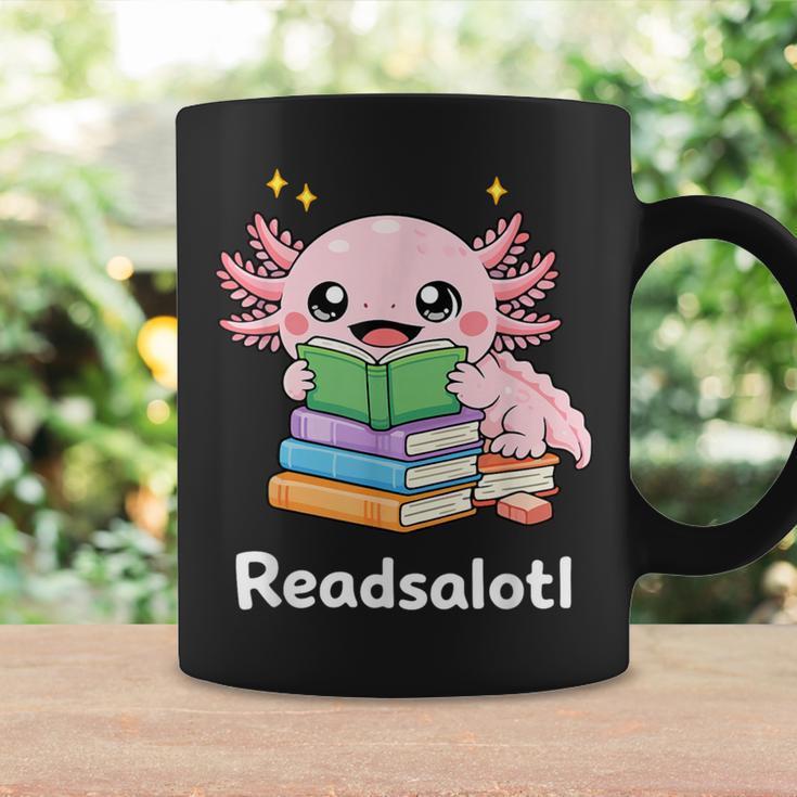 Readsalotl Axolotl Book Reading Graphic Print Coffee Mug Gifts ideas