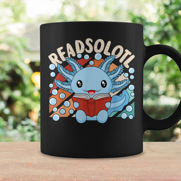 Readsolotl Axolotl Axolotl Lover Kawaii Reading Book Graphic Print Coffee Mug Gifts ideas