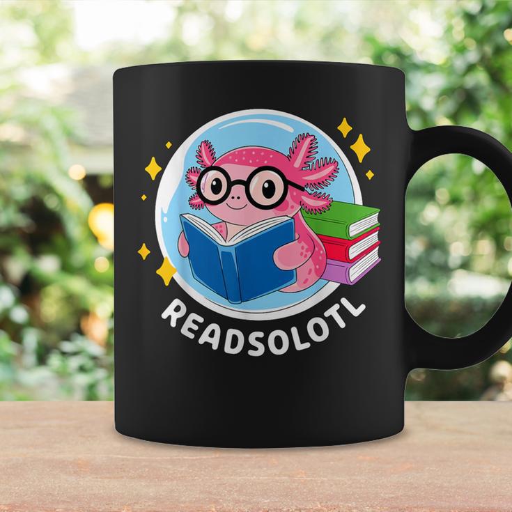 Readsolotl Axolotl Reading Book Graphic Print Coffee Mug Gifts ideas