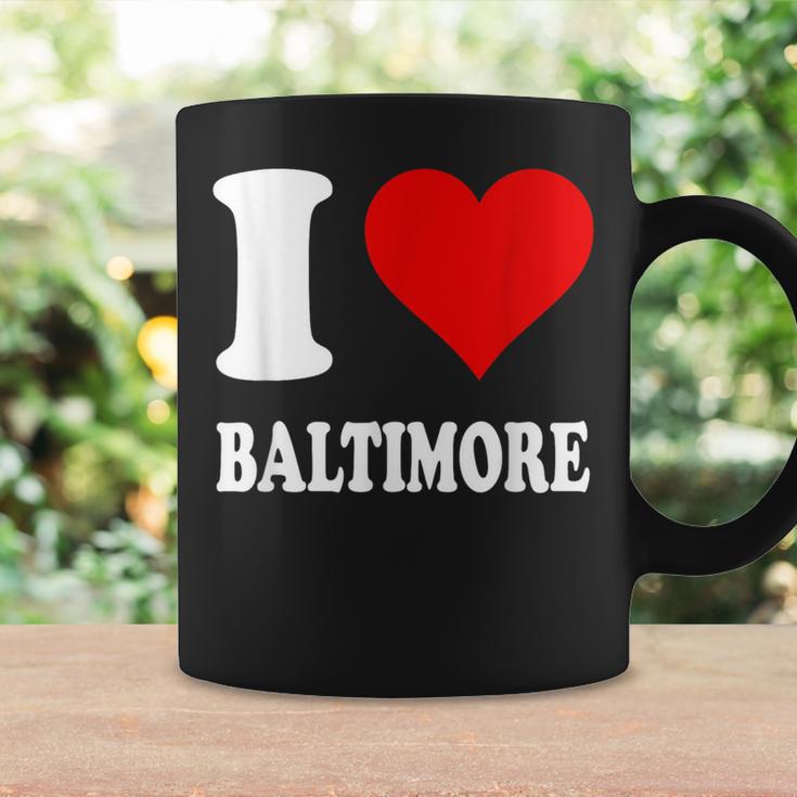 Red Heart I Love Baltimore コーヒーマグ ギフトのアイデア