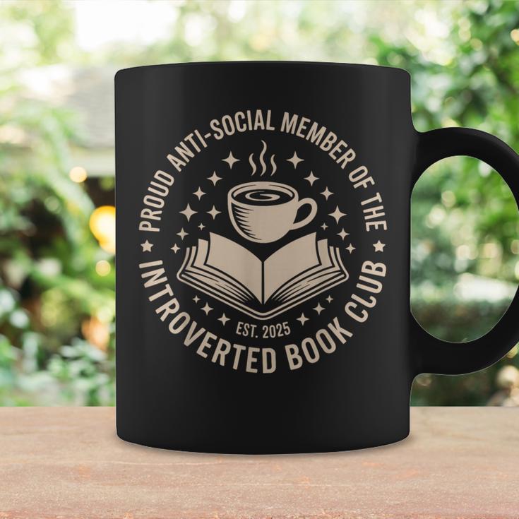 Retro Proud Introverted Book Club Anti Social Reader Graphic Print Coffee Mug Gifts ideas