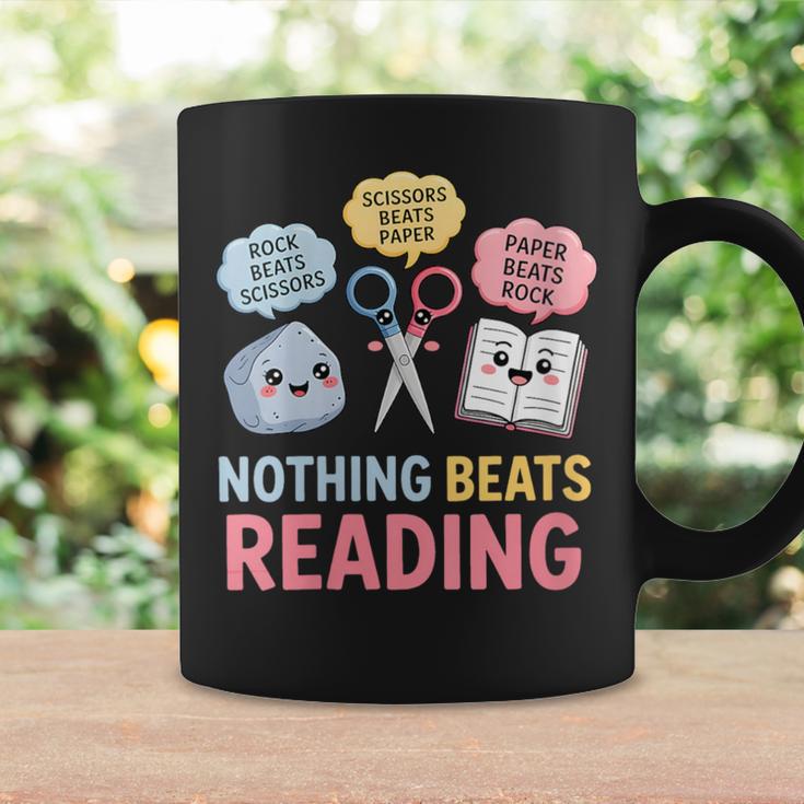 Rock Paper Scissors Nothing Beats Reading Book Lover Graphic Print Coffee Mug Gifts ideas Rock Paper Scissors Nothing Beats Reading Book Lover Graphic Print Coffee Mug Gifts ideas
