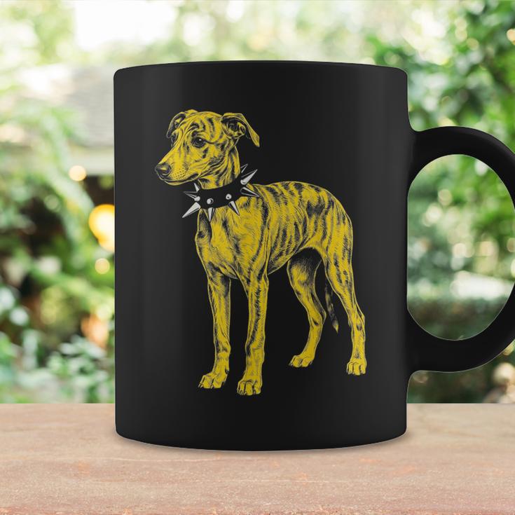 Rocker Greyhound パンクメタルロックンロールミュージックドッグ コーヒーマグ ギフトのアイデア