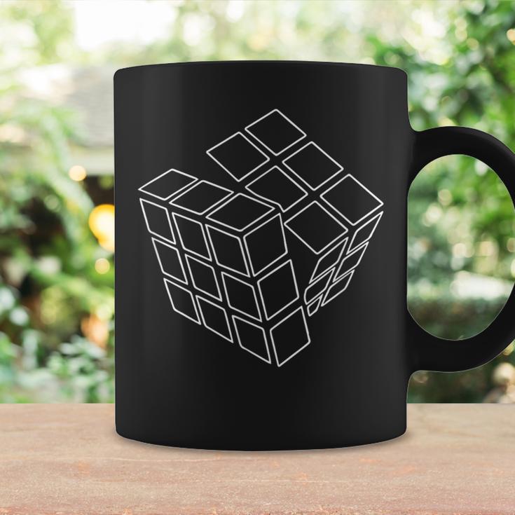 Rubik Rubix ルービックキューブ 問題解決器 素晴らしいラインアート コーヒーマグ ギフトのアイデア