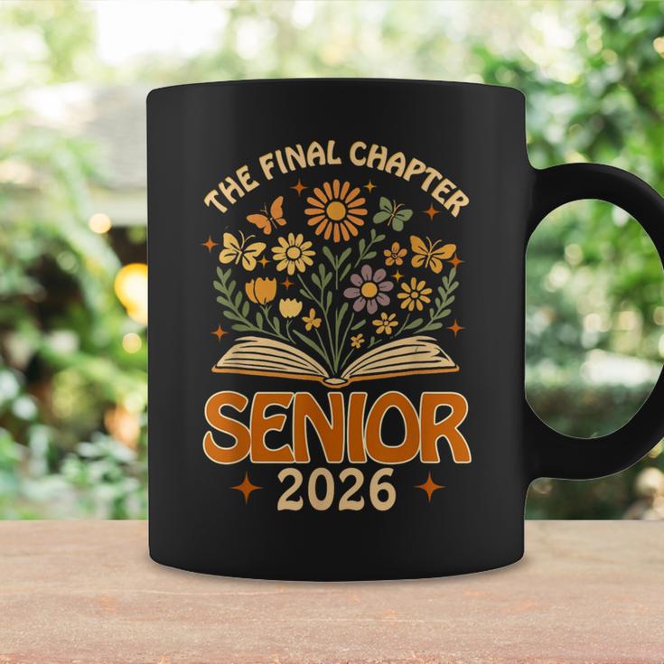 Senior 2026 Final Chapter Retro Book Lover Last First Day Graphic Print Coffee Mug Gifts ideas