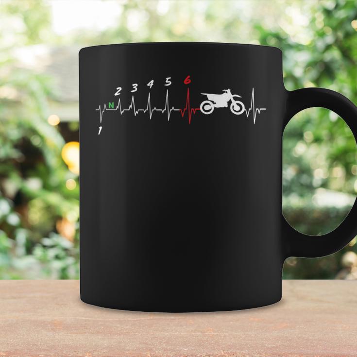 Shifting Gear ハートビート モトクロス Ekg パルスライダー コーヒーマグ ギフトのアイデア