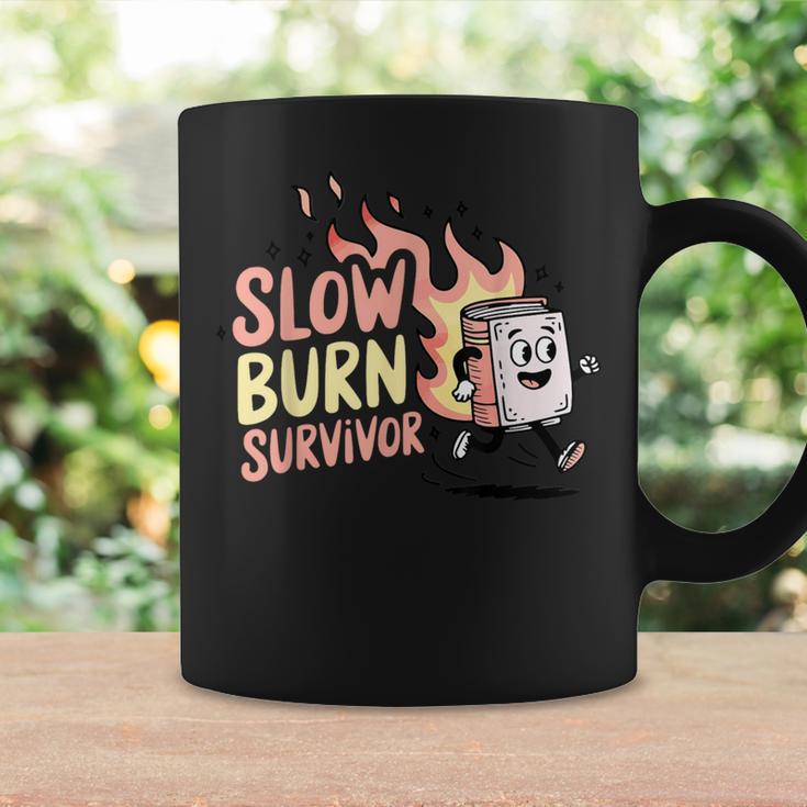 Slow Burns Survivor Book Lover Graphic Print Coffee Mug Gifts ideas