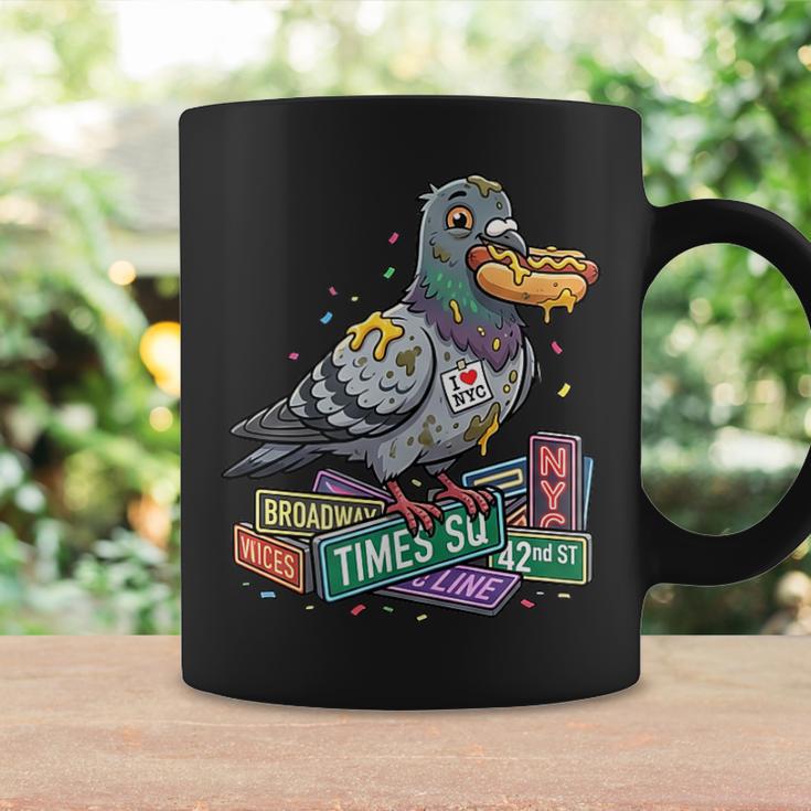 Smart Pigeon Sitting On Book Stack Graphic Print Coffee Mug Gifts ideas