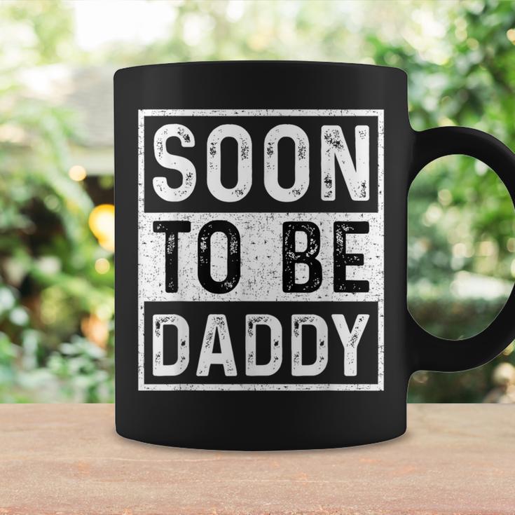 Soon To Be Daddy すぐにお父さんの発表-すぐにパパになります コーヒーマグ ギフトのアイデア