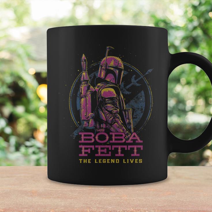 Star Wars The Book Of Boba Fett Galactic Neon Poster Graphic Print Coffee Mug Gifts ideas