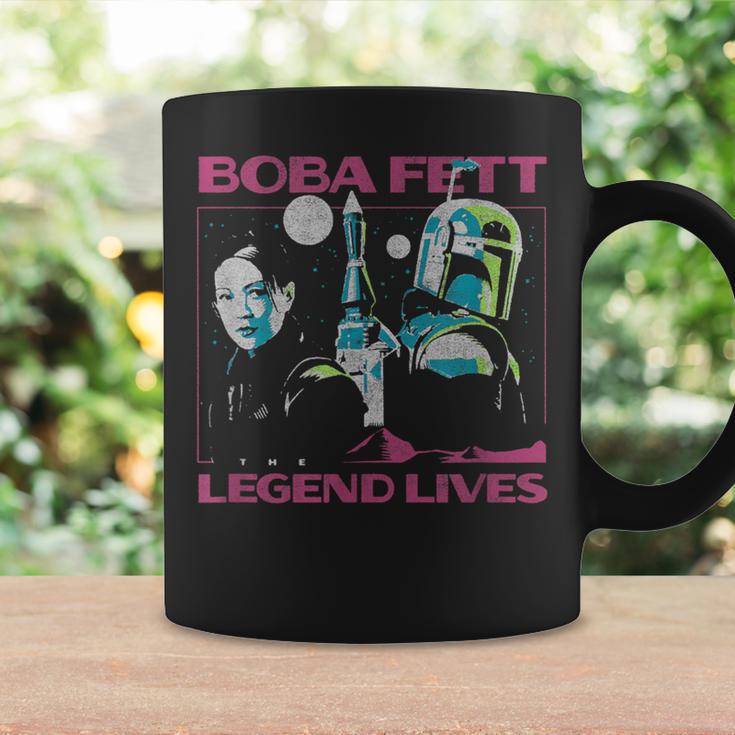 Star Wars The Book Of Boba Fett The Legend Lives Retro Graphic Print Coffee Mug Gifts ideas