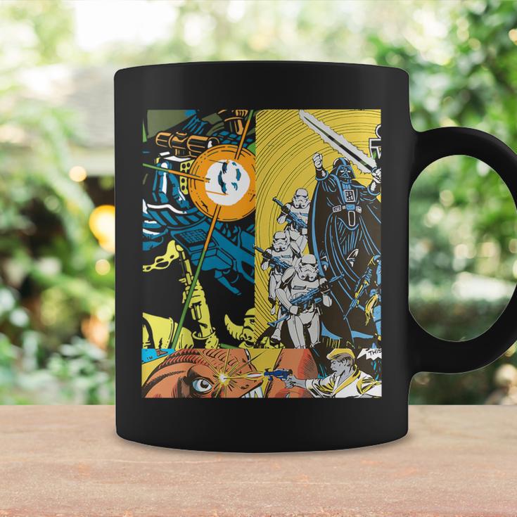 Star Wars Comic Books Battles Darth Vader And Stormtroopers Graphic Print Coffee Mug Gifts ideas