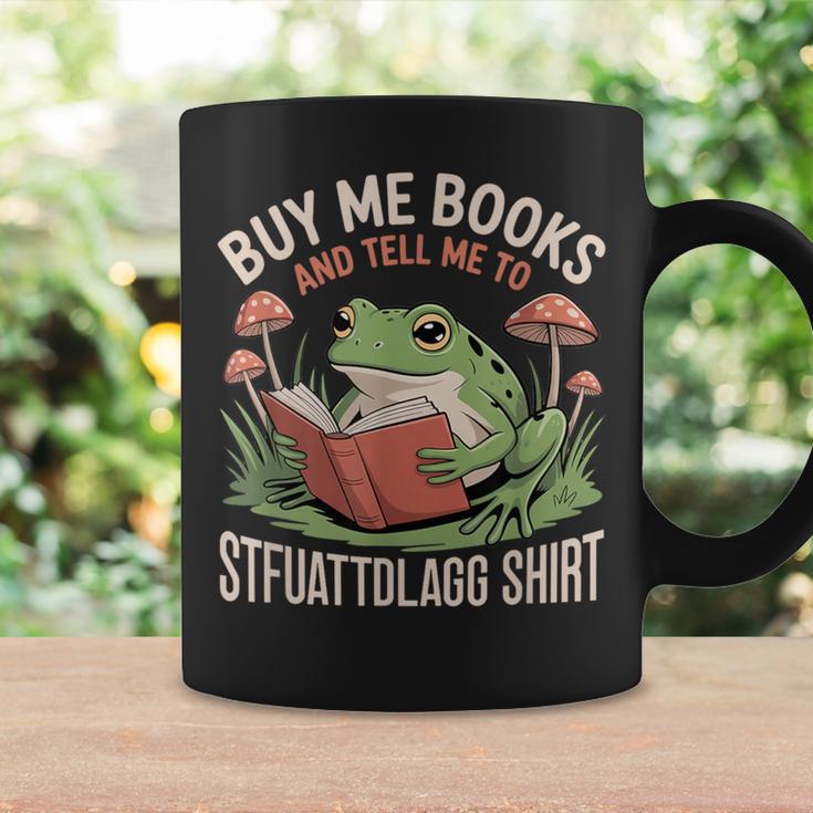 STFUATTDLAGG Shirt Buy Me Books Graphic Print Coffee Mug Gifts ideas