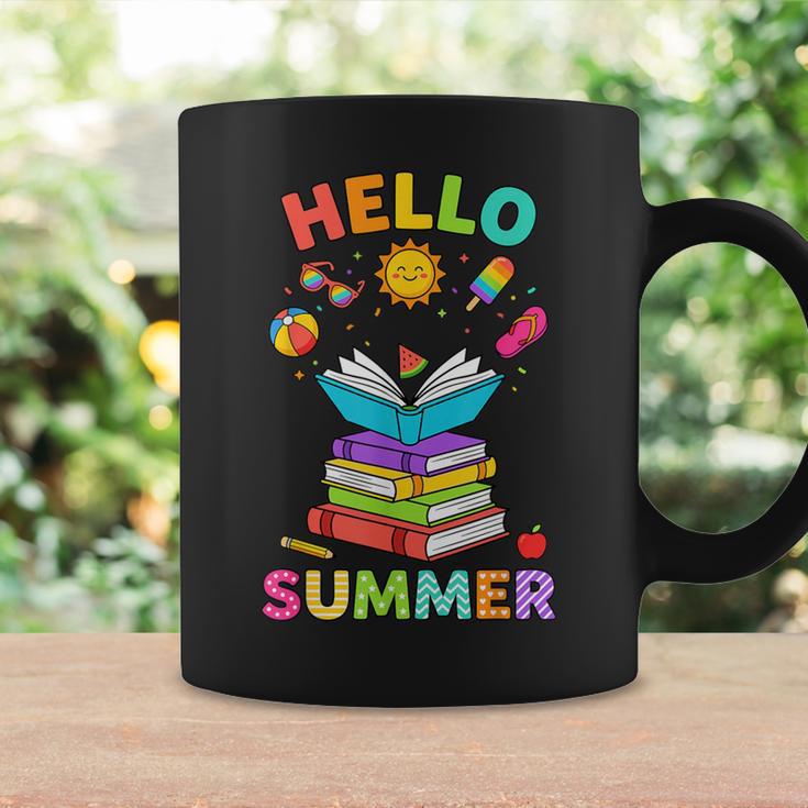 Summer Reading Books Librarian Teacher Last Day Of School Graphic Print Coffee Mug Gifts ideas