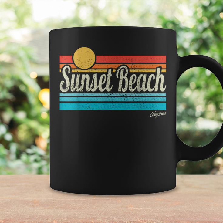 Sunset Beach サンセットビーチ カリフォルニア レトロ サンセット サーフ 旅行 ラブ サーフィン コーヒーマグ ギフトのアイデア