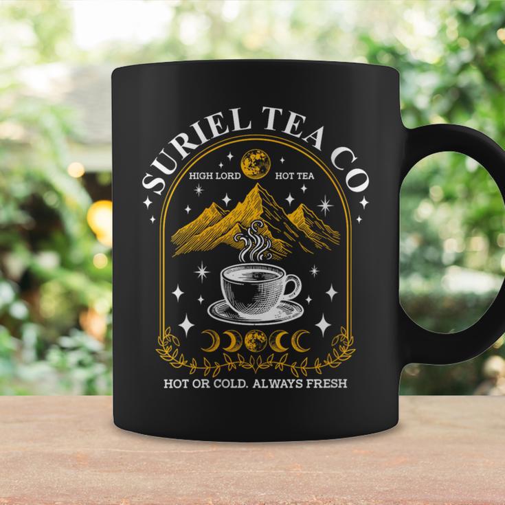 Suriel Tea Co Hot Or Cold Always Fresh Reader Book Lover Graphic Print Coffee Mug Gifts ideas