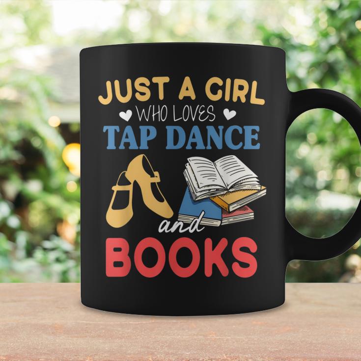 Tap Dancer Girl Who Loves Tap Dance & Books Graphic Print Coffee Mug Gifts ideas