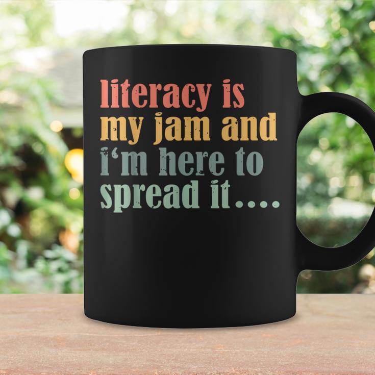 Teaching Fun Literacy Is My Jam Librarian Book Lover Teacher Graphic Print Coffee Mug Gifts ideas Teaching Fun Literacy Is My Jam Librarian Book Lover Teacher Graphic Print Coffee Mug Gifts ideas