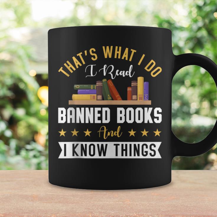 That's What I Do I Read Banned Books Book Nerd Lover Graphic Print Coffee Mug Gifts ideas
