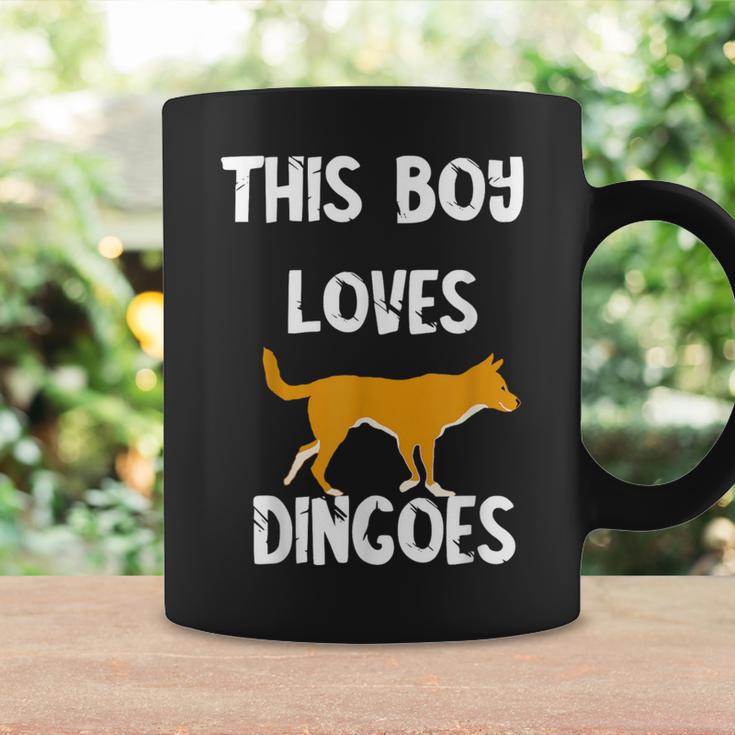This Boy Loves Dingoes 野生動物 オーストラリアン ディンゴ犬 コーヒーマグ ギフトのアイデア