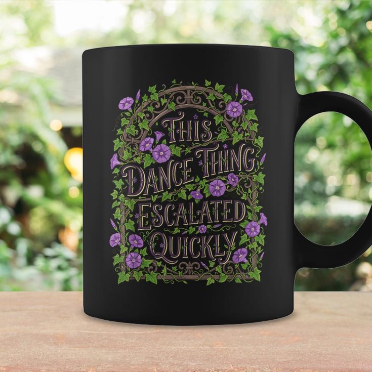 This Dance Thing Escalated Quick Flowers Floral コーヒーマグ ギフトのアイデア