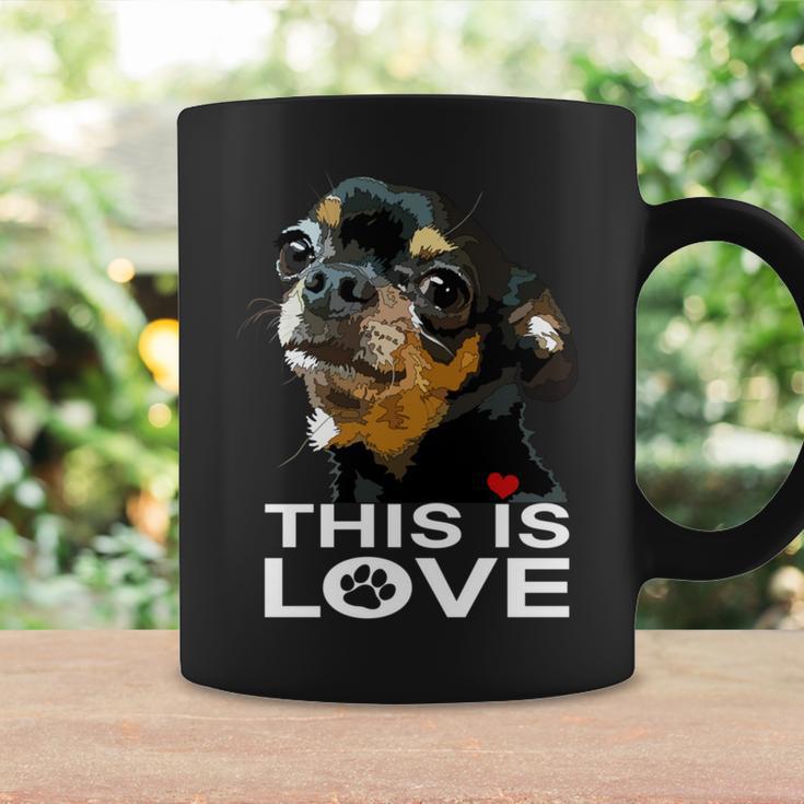 This Is Love And Tan チワワ犬 長袖tシャツ コーヒーマグ ギフトのアイデア