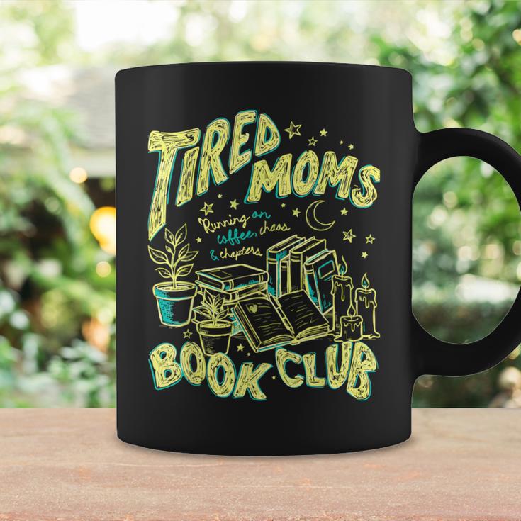 Tired Moms Book Club Running On Coffee Chaos Chapters Graphic Print Coffee Mug Gifts ideas