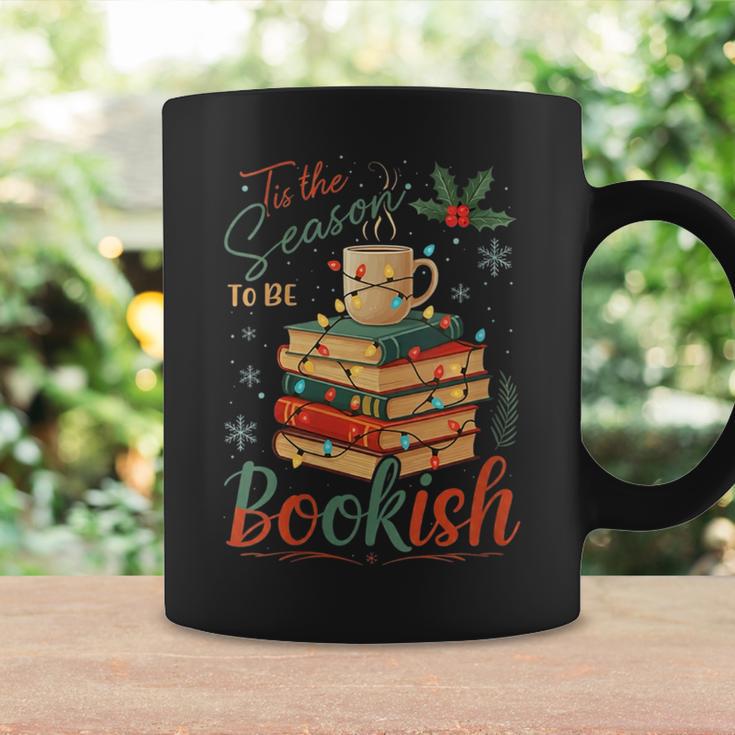 Tis The Season To Be Bookish Christmas Seasons Book Readings Graphic Print Coffee Mug Gifts ideas