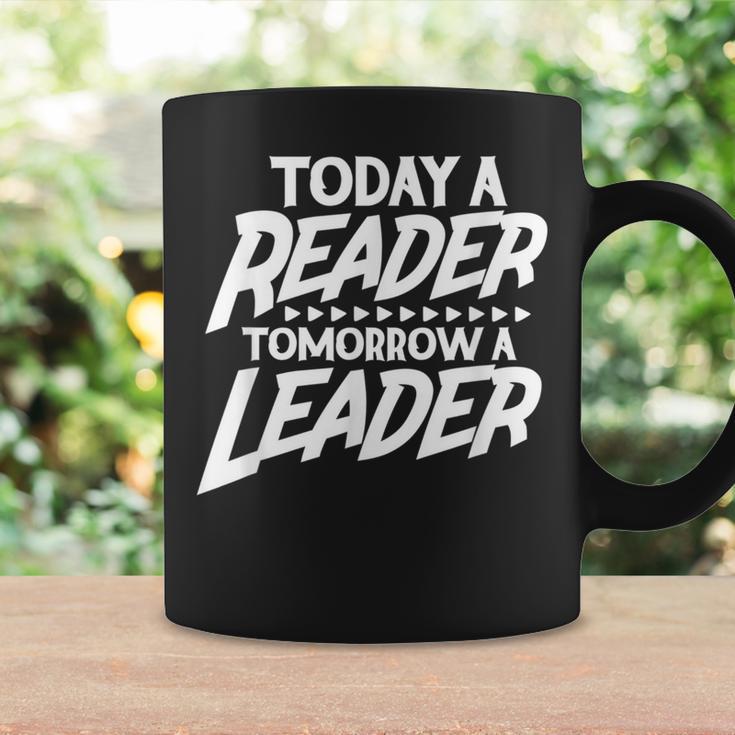 Today A Reader Tomorrow A Leader Reading Book Nerd Bookworm Graphic Print Coffee Mug Gifts ideas