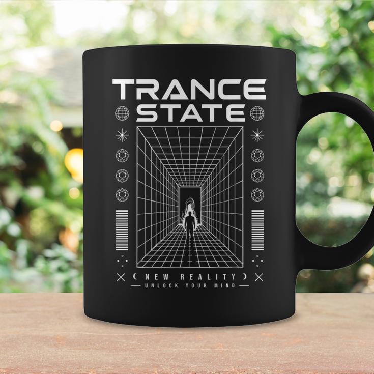 Trancetate New Reality Rave Edm Dj フェスティバル デザイン コーヒーマグ ギフトのアイデア